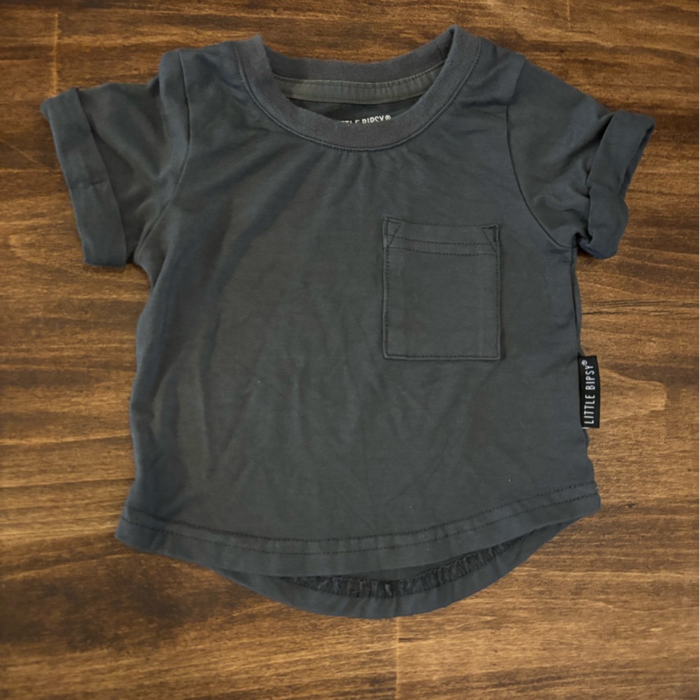 Little Bipsy Charcoal Baby Tee